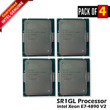 Lot x 4 Intel Xeon E7-4890 v2 SR1GL 2.8GHz 15-Core 37.5M Cache CPU Processor picture