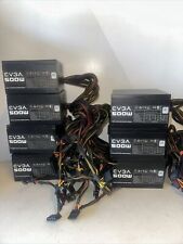 Lot Of 7 EVGA 500w Watt 80 Plus ATX Power Supply/ For Parts Only/not Working picture