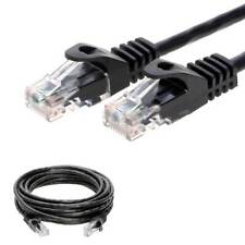 CAT5 Cat5e Ethernet Network Computer Patch Cable PC XBOX, PS3, PS4 Black lot picture