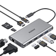USB-C Type C to HDMI VGA/SVGA USB 3.0 USB 2.0 Gigabit Ethernet SD/TF card reader picture
