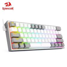 REDRAGON Fizz K617 RGB USB Mini Mechanical Gaming Wired Keyboard Red Switch 61 picture