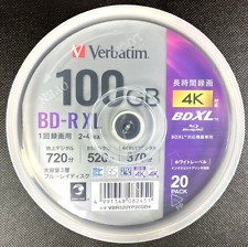 Verbatim Blu-ray Disc 20 Spindle 100GB 4X Speed BD-R XL Printable VBR520YP20SD4 picture