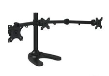 Mount-It MI-789 Full Motion Triple Arm Freestanding Monitor Stand 13-24