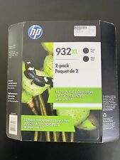 HP 932XL Inkjet Cartridges Genuine New Sealed - Black, Pack of 2 (CR315BN) picture