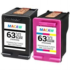 2PK 63XL 63 XL Ink Cartridge for HP Envy 4516 4520 4522 OfficeJet 3830 4650  picture