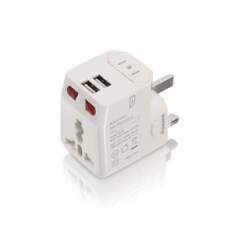 iStore World Travel Adapter with Dual USB Charging Ports - APK03206CAI picture