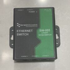 Brainboxes SW-005 Ethernet 5-Port Switch Unmanaged w/o Easy Wire Removal Block picture