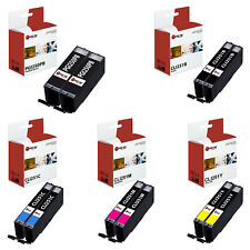 10Pk LTS PGI-250 CLI-251 PGBK/B/C/M/Y HY Compatible for Canon Pixma MG5420 Ink picture