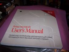 Apple Power Macintosh 5400 series User's Manual P/N: 034-0002-A picture