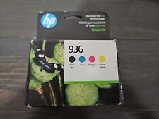 HP  936 Black Cyan Magenta Yellow Ink Cartridge Set 6C3Z5LN Exp 07/2025 New picture