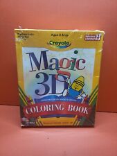 Rare Crayola Magic 3D Coloring Book (PC-CD, 2003) Big Box Edition ~ Sealed picture
