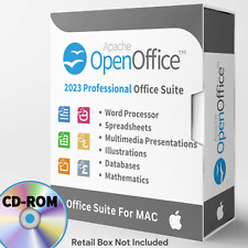 Open Office Home and Student 2023 for MAC - Office Software Suite on CD-ROM picture
