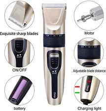 Dog Cat Pet Grooming Hair Kit Rechargeable Cordless Electric Clipper Trimmer picture