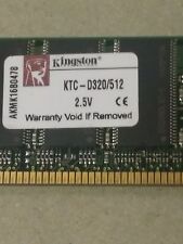 KINGSTON 512MB DDR PC2700  DESKTOP DIMM LOW DENSITY NON-ECC  KTC-D320/512 picture