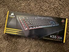Corsair K55 (CH9206015NA) Wired RGB Backlit Gaming Keyboard - BRAND NEW, SEALED picture
