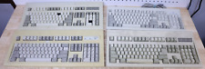 Vintage Lot Computer Terminal Keyboards x4 IBM KB-8923 KeyTronic Wang 310 Repair picture