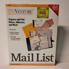 Pro Venture Mail List CD-ROM Windows 95 NIB 1998 picture