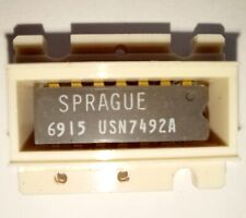 Sprague USN7492A IC chip microchip DIP-14 vintage from 1969   Gold plated legs picture