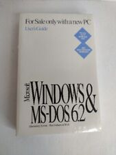 Microsoft MS-DOS 6.2 Operating System User's Guide Original Factory Sealed picture