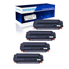 4PK CF410X Black Toner Cartridge For HP LaserJet Pro MFP M477fdw M377dw M452nw picture