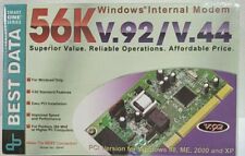 Vtg Best data windows internal modem 56K v.92/v.44 PCI Windows 98 ME 2000 XP picture