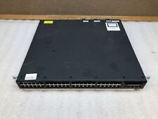 Cisco Catalyst 3650 48 4x10G 48-Port PoE Gigabyte Ethernet Network Switch picture