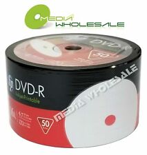 500 HP Blank 16X DVD-R DVDR White Inkjet Printable 4.7GB Recordable Disc 10x50pk picture