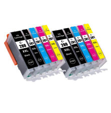 Premium Ink Cartridge for PGI-280XXL CLI-281 Canon TS9521C TR8620A TS702A TR8622 picture