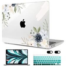 MEEgoodo for MacBook Air M3 M2 Case 2024 2022,Fit Model A3113 A2681, Clear Ca... picture