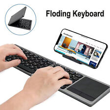 3-Fold Bluetooth Keyboard Mini Ultra-thin Keypad for Apple Android Phone Laptop picture