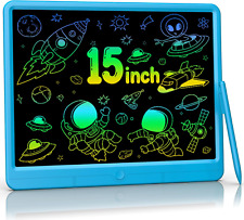 LCD Writing Tablet 15 Inch, Colorful Erasable Doodle Board Drawing Pad, Magic Dr picture