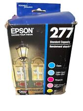 Genuine Epson 277 Printer Ink Cartridges Lot of 5 Cyan Magenta Yellow picture