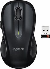 Logitech M510 Wireless Laser Mouse Dark Grey Includes USB Receiver & Batteries picture