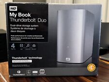 WD My Book Thunderbolt Duo 4 TB, dual thunderbolt, slightly used, with TB2 cable picture