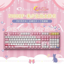 108 Key AKKO Sailor Moon Tsukino Usagi 3108RF Wireless Wired Mechanical Keyboard picture