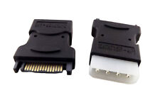 10x 4Pin Molex PC IDE Male To 15 Pin SATA Male Power Adapter Convertor Connector picture