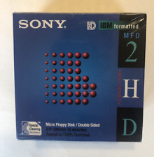 Sealed Box Sony 3.5 Inch Floppy Diskette NEW IBM Formatted 1.44 MB 10 Pack Disks picture