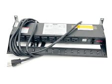 APC AP7900B Switched Rack Power Distribution Unit 1U 15A 8 Outlet PDU Cord Tray picture