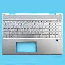 New Upper Case Palmrest Keyboard For HP ENVY X360 15T-DR 15-DR L56975-001 picture
