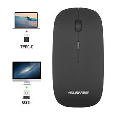 Wireless Mouse with Type C Adapter for Laptop/MacBook/iPad iOS 15 and Above picture