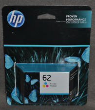 Hewlett Packard 62 Tri-color Original HP Ink Cartridge NEW Exp. May 2023 picture
