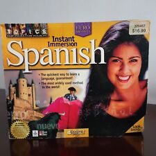 Instant Immersion Spanish - The Euro Method 4 CD Set Great Condition Topics  picture