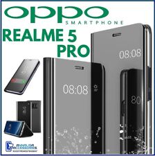 Cover Flip For OPPO REALME 5 PRO Case Book Black A Mirror Clear View 360° picture