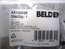 Belden AX100028 Optimax Multimode Connector 62.5um SC NX7L23KC-Lot of 5-Nice$ picture
