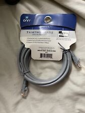 Onn 7FT Network Cable Supports 10/100/1000 Base-T (Mbps) Ethernet New Cat5e Lan picture