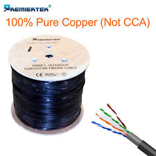 Pure Copper 1000ft CAT6 UV/CMX Waterproof Outdoor Direct Burial Network Cable picture