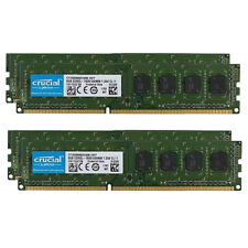 32GB 4x 8GB 4GB 2GB DDR3L PC3L-12800U 1600MHz 1.35V Desktop Memory Crucial LOT picture
