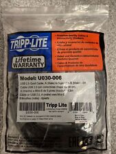 LOT OF 7 - Tripp Lite 6FT USB2.0 USB-A Male to Mini USB-B Male Cable U030-006 picture