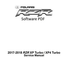 BEST 2017 2018 POLARIS RZR XP XP4 Turbo Dynamix Service Repair Manual on CD picture