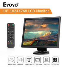 Digital EYOYO 14 Inch 4:3 TFT Gaming Monitor 1024x768 BNC/HDMI/VGA/AV Input picture